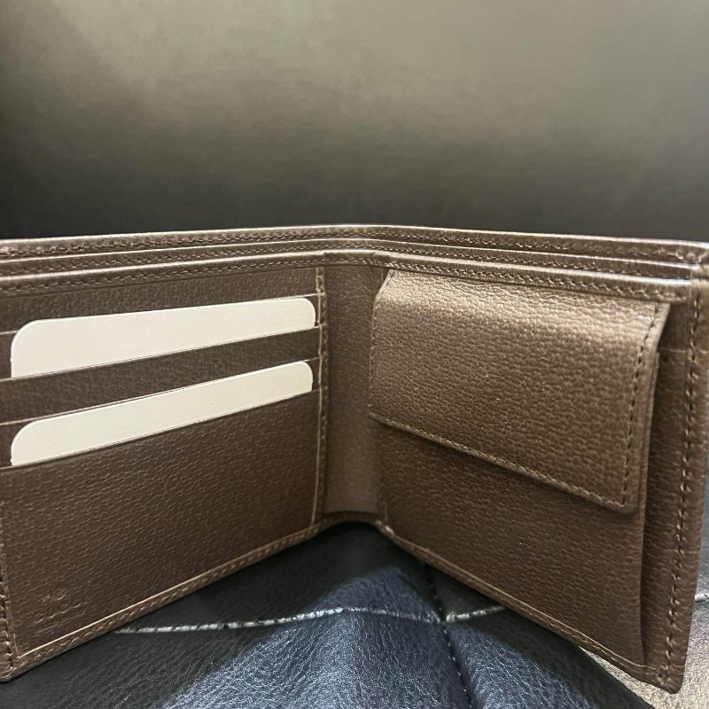 💎Han's house精品服飾💎GUCCI 古馳 老花 錢包 短夾 零錢袋 597609-4