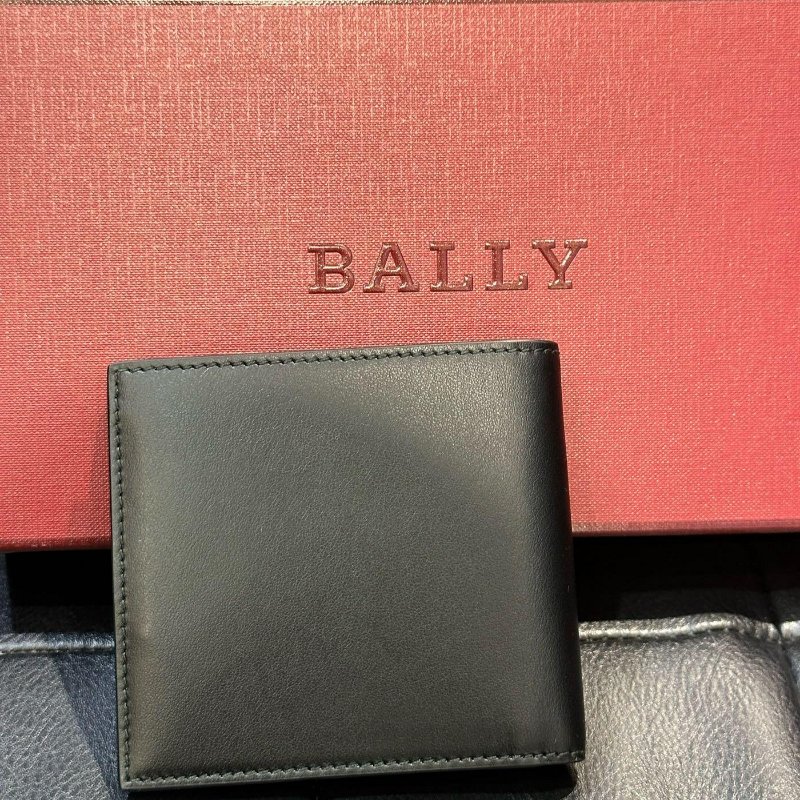 💎Han's house精品服飾💎Bally 小牛皮 卡夾 短夾 加 匙扣 套裝禮盒 意大利製-4