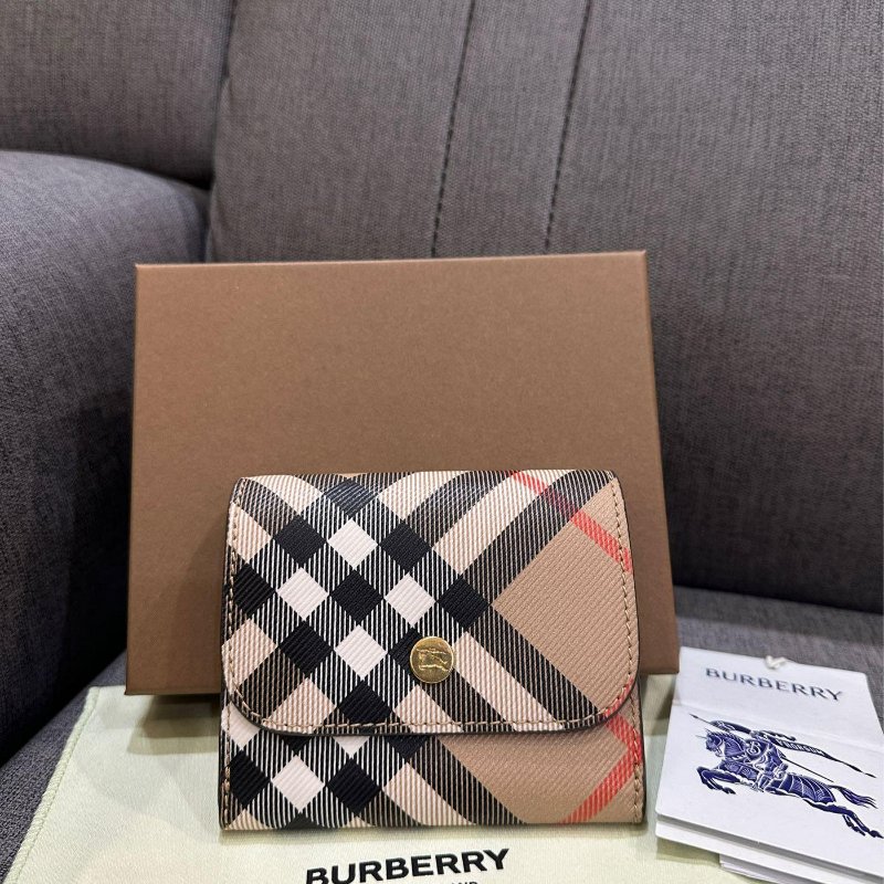 💎Han's house精品服飾💎Burberry 零錢包 卡包 卡夾 14.X14.5CM  原價12800-0