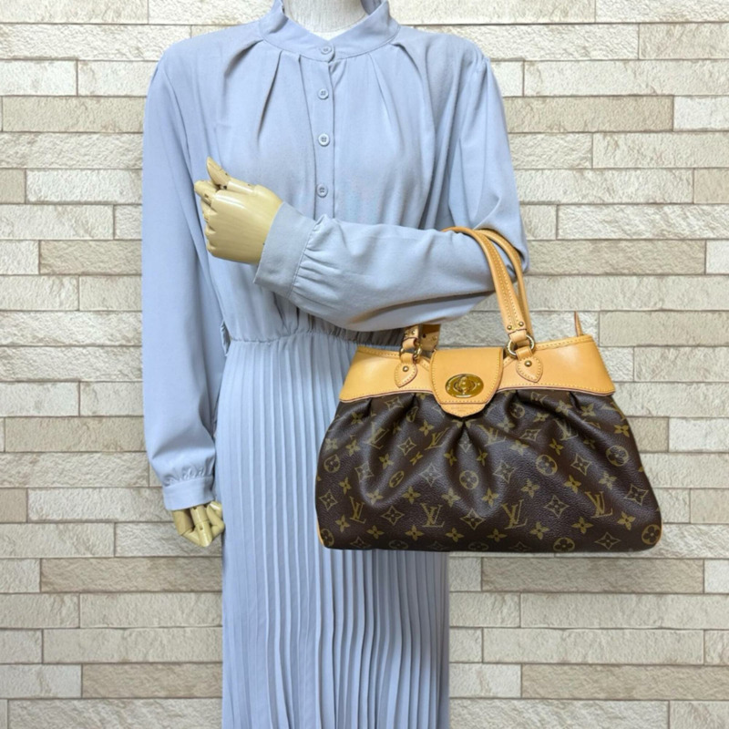 路易威登 Boetie PM Monogram 帆布手提包 M45715，棕色，女士，LOUIS VUITTON，二手-1
