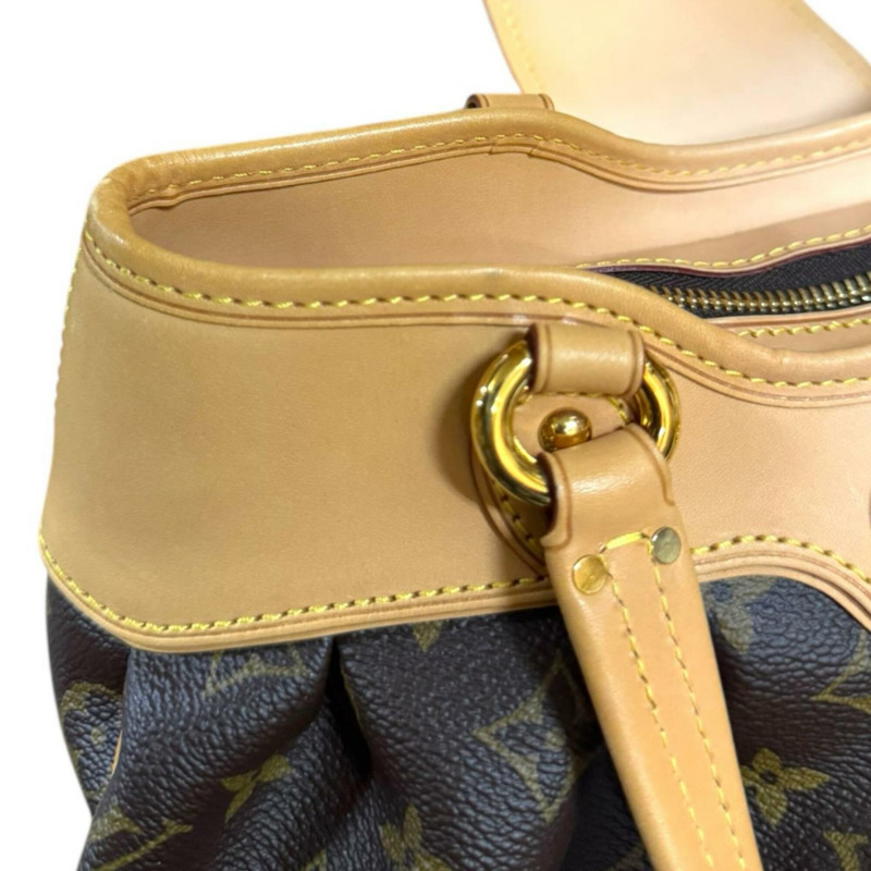 路易威登 Boetie PM Monogram 帆布手提包 M45715，棕色，女士，LOUIS VUITTON，二手-15