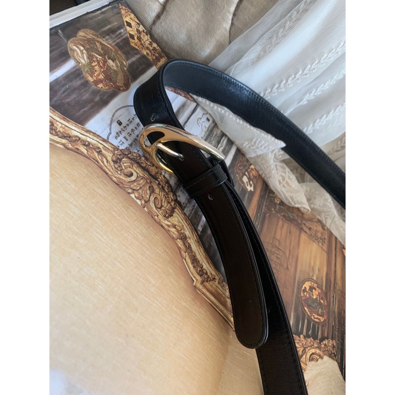 思琳 賽琳 復古黑色 老花 馬車 腋下包 黑色帆布 黑色皮革 馬車包 側背包 托特包 側肩包 罕有 中古 老花包 古董包 中古包celine vintage triomphe bag black-19