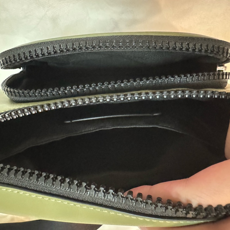 COACH 男款RACER小牛皮滑面皮革雙拉鍊置物腰包-軍綠-10