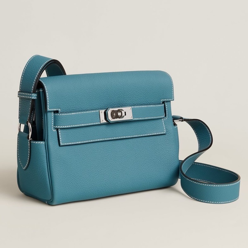 Hermes Kelly Messenger PM 新牛仔藍-1