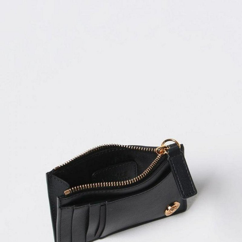 💎Han's house精品服飾💎VERSACE 凡賽斯 女神頭 頂級 黑牌 零錢包 卡包-2