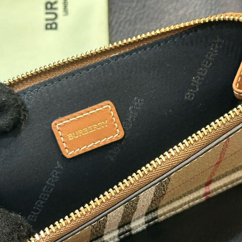 💎Han's house精品服飾💎Burberry 小牛皮 零錢 卡 包 17 x 9cm 義大利製 現貨 原價14900-1