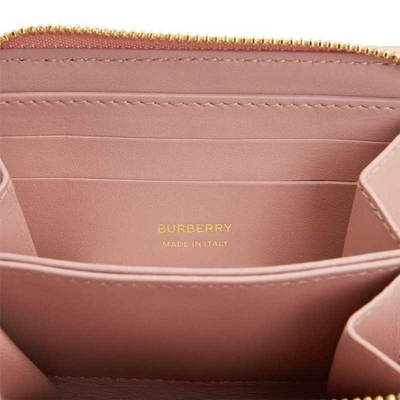 💎Han's house精品服飾💎 Burberry TB 小羊皮 零錢包 卡包 卡夾 14.X14.5CM-2