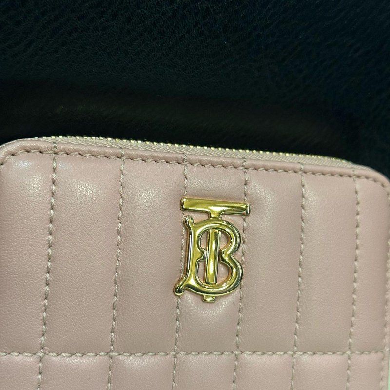 💎Han's house精品服飾💎 Burberry TB 小羊皮 零錢包 卡包 卡夾 14.X14.5CM-4