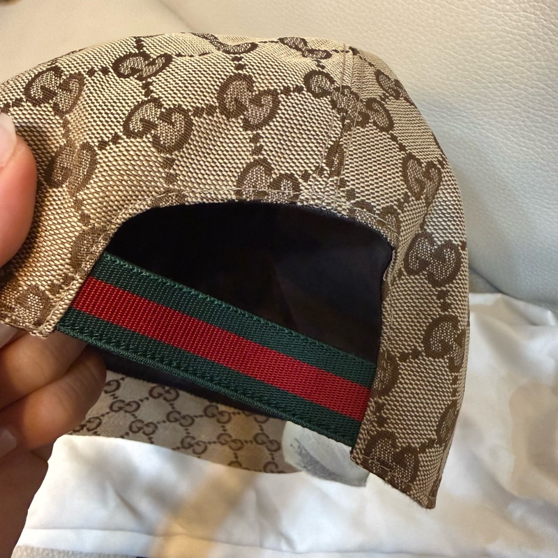 ✨大出清 Gucci 帽子 滿版 老花 棒球帽 Gucci Kids 滿版老花棒球帽 L 頭圍約55公分-1