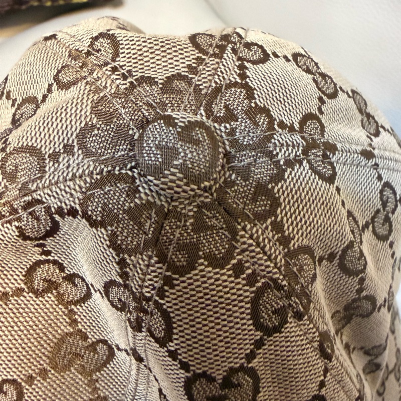 ✨大出清 Gucci 帽子 滿版 老花 棒球帽 Gucci Kids 滿版老花棒球帽 L 頭圍約55公分-2