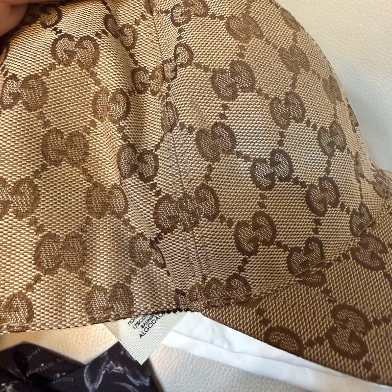 ✨大出清 Gucci 帽子 滿版 老花 棒球帽 Gucci Kids 滿版老花棒球帽 L 頭圍約55公分-3