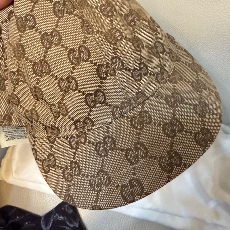 ✨大出清 Gucci 帽子 滿版 老花 棒球帽 Gucci Kids 滿版老花棒球帽 L 頭圍約55公分-4