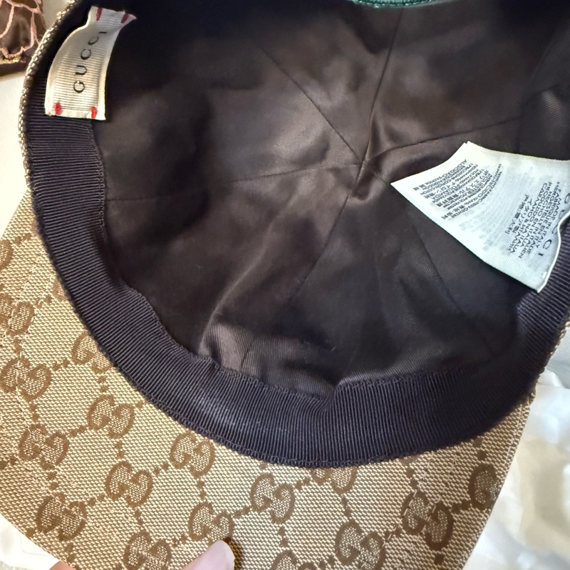 ✨大出清 Gucci 帽子 滿版 老花 棒球帽 Gucci Kids 滿版老花棒球帽 L 頭圍約55公分-6