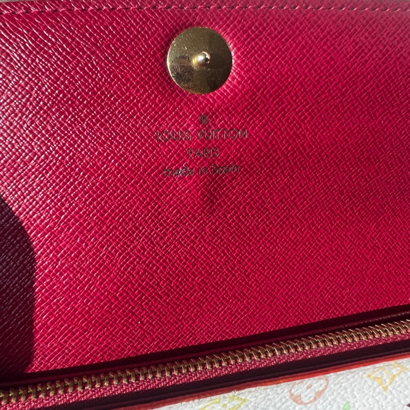 路易威登/ LV  三彩長款錢包 村上隆聯名款 成色實拍-3