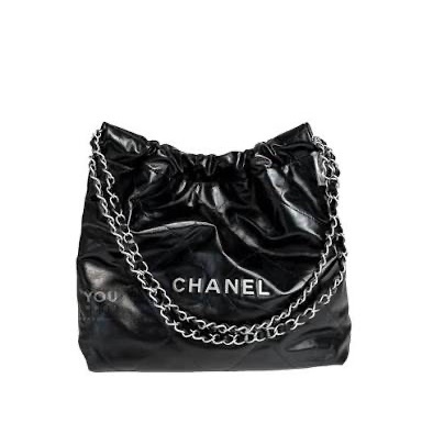 Chanel 22bag 小號黑銀 垃圾袋