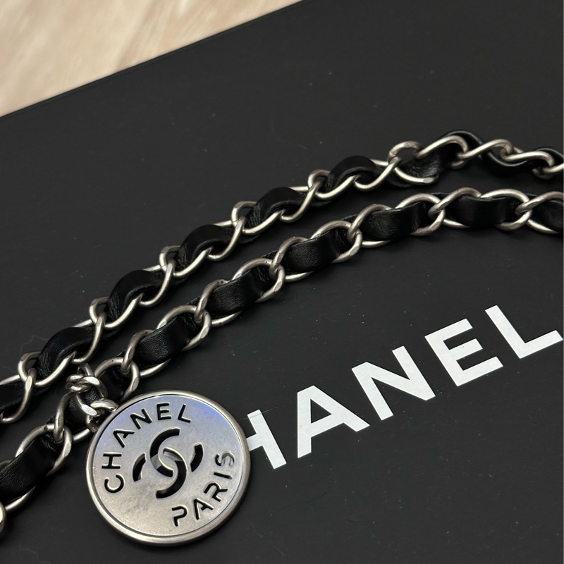 Chanel 22bag 小號黑銀 垃圾袋-6