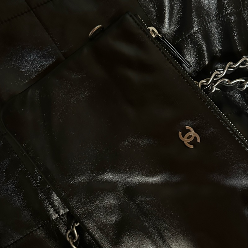 Chanel 22bag 小號黑銀 垃圾袋-13