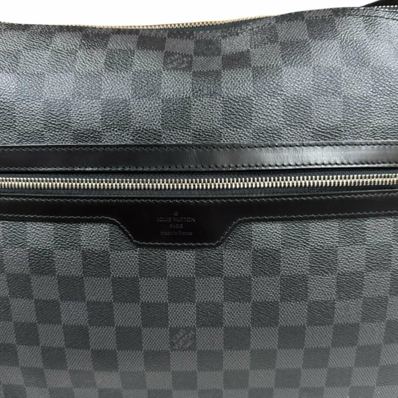 Louis Vuitton Mick MM Damier Graphite 單背包，帆布 N41106，黑色，男士，二手。-7