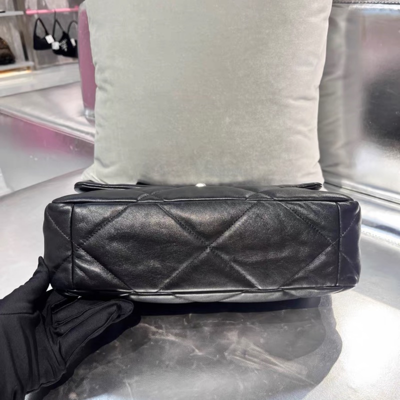 🈶購證 #全網最低💰 #芯片款 #閒置全配 香奈兒黑銀19bag中號30cm-9