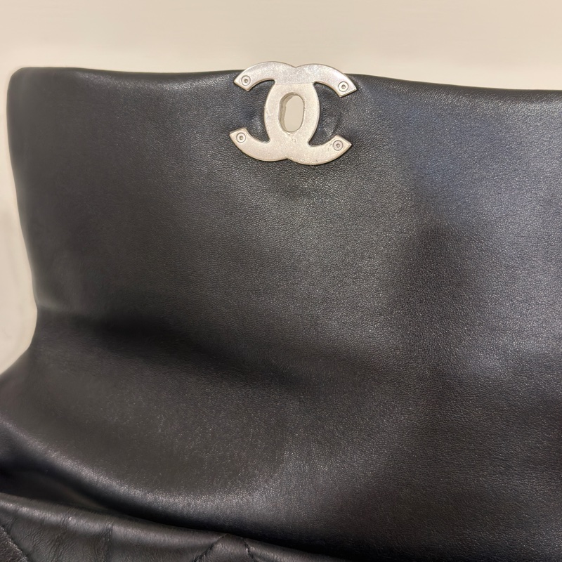 🈶購證 #全網最低💰 #芯片款 #閒置全配 香奈兒黑銀19bag中號30cm-11