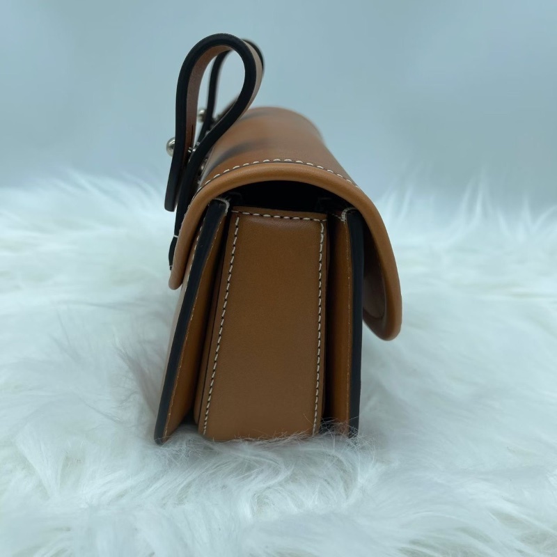 Gucci bamboo竹節鎖扣隨身包牛皮腰包 18*6*11.5cm 99新配件盒子 塵袋-7