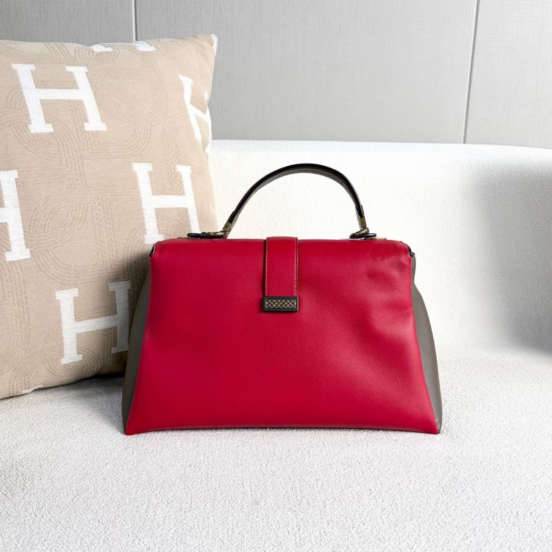 BV Piazza拼色郵差包 31*19*13 98新配件肩帶 塵袋 鏡子-8