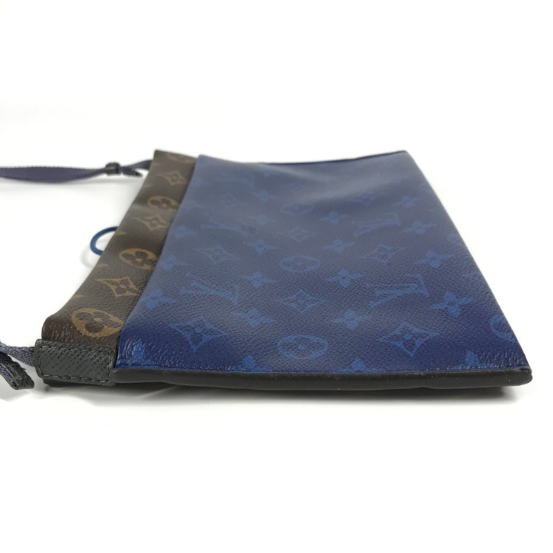 路易威登 M43854 Monogram Kim Jones Split Sacoche 帆布肩背包，棕色，男女款-3