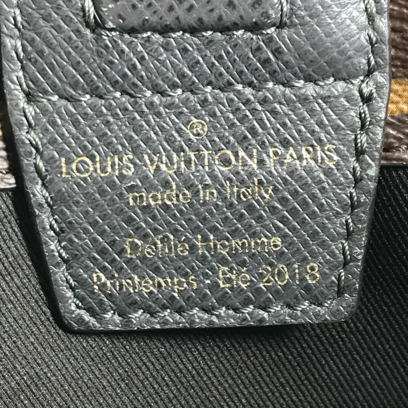 路易威登 M43854 Monogram Kim Jones Split Sacoche 帆布肩背包，棕色，男女款-9