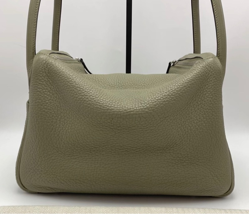 ✨先問貨存再拍-98新 HERMES lindy30鼠尾草銀扣手提單肩包-1