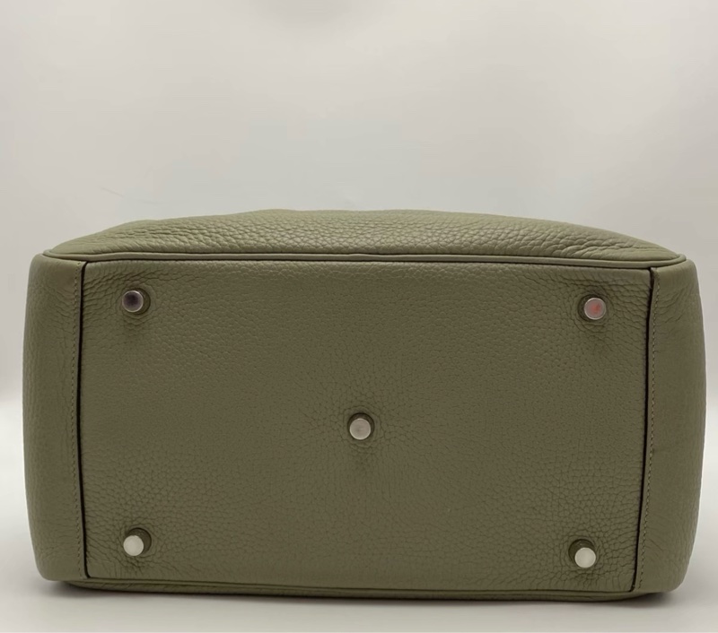 ✨先問貨存再拍-98新 HERMES lindy30鼠尾草銀扣手提單肩包-4