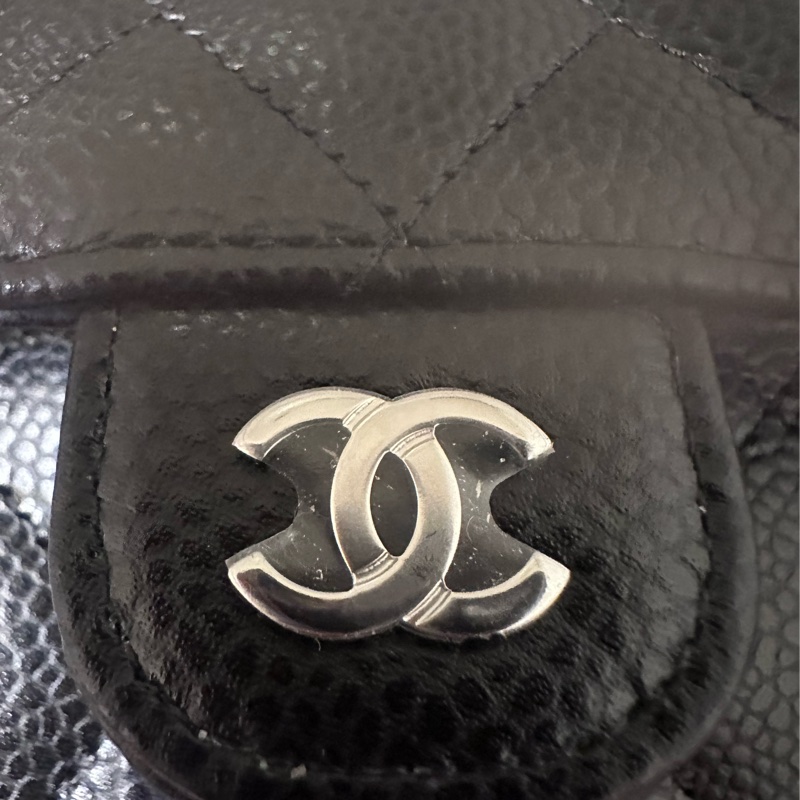 CHANEL 經典款 —經典翻蓋荔枝紋短夾-15