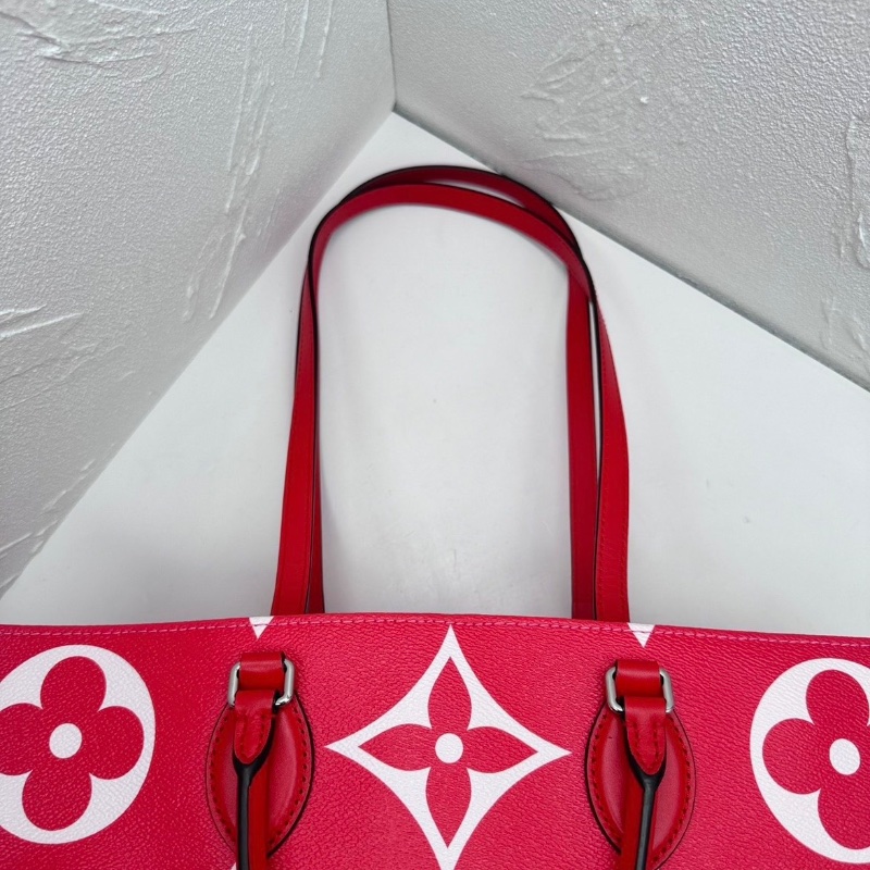 LV onthego大號胭脂紅色 漸變托特包41*32*17 99新配件塵袋-3