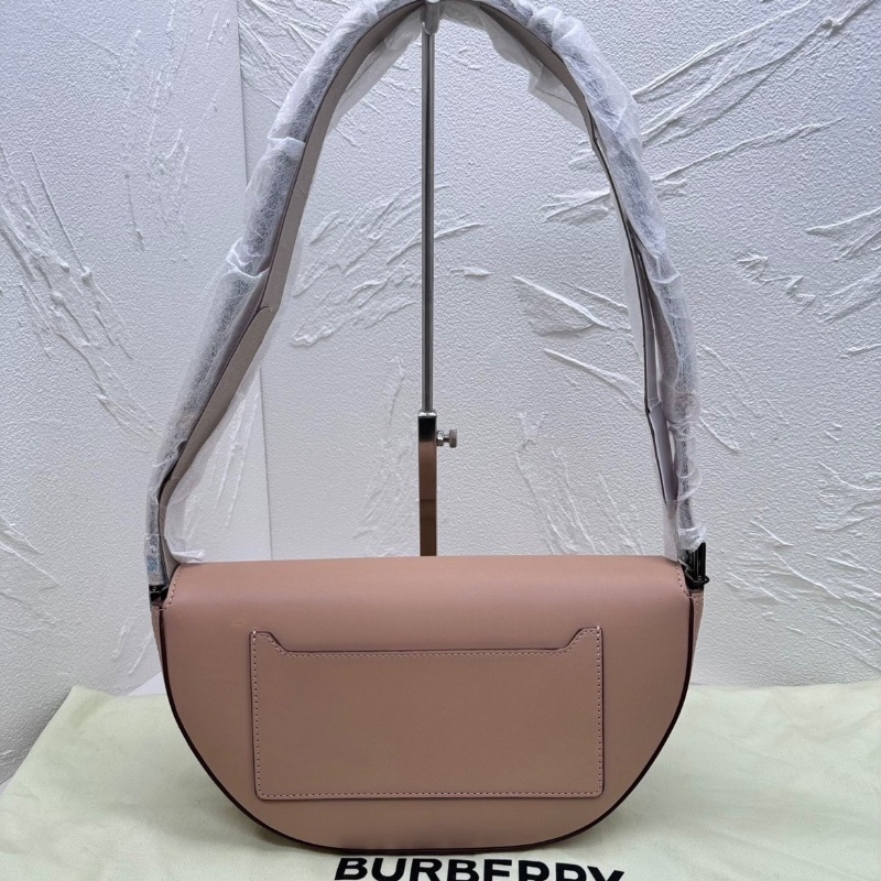 Burberry olympia小號 埃倫匹亞米色腋下包半月包26*13*6cm 99新配件塵袋-1