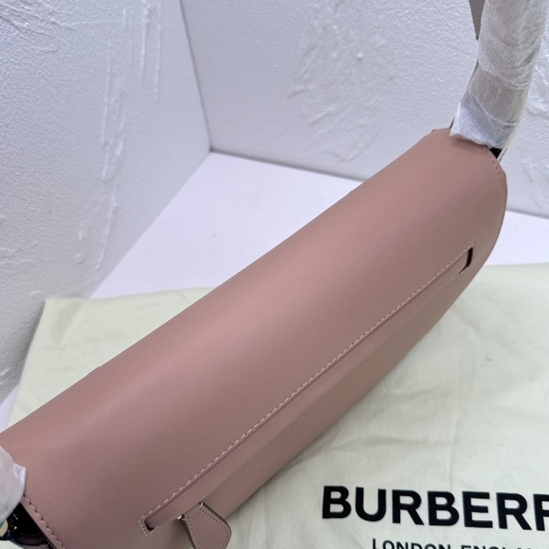 Burberry olympia小號 埃倫匹亞米色腋下包半月包26*13*6cm 99新配件塵袋-4