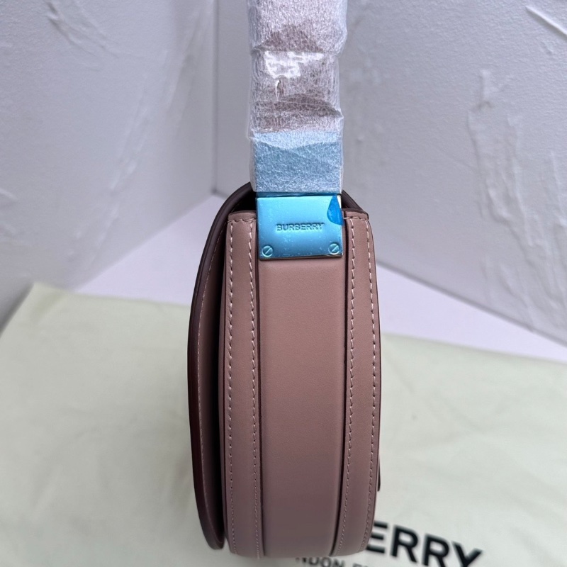 Burberry olympia小號 埃倫匹亞米色腋下包半月包26*13*6cm 99新配件塵袋-5