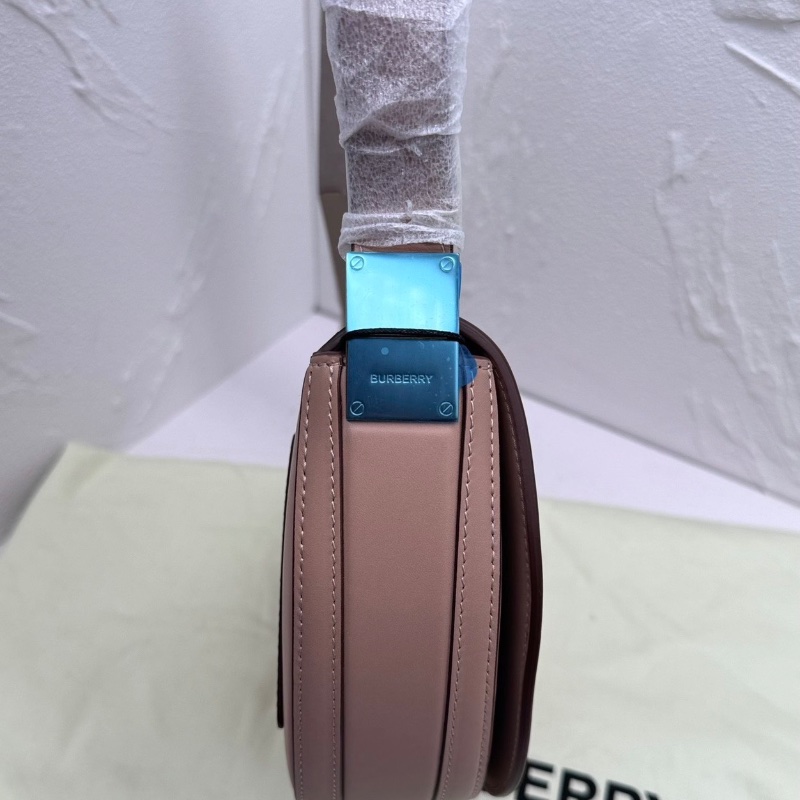 Burberry olympia小號 埃倫匹亞米色腋下包半月包26*13*6cm 99新配件塵袋-6