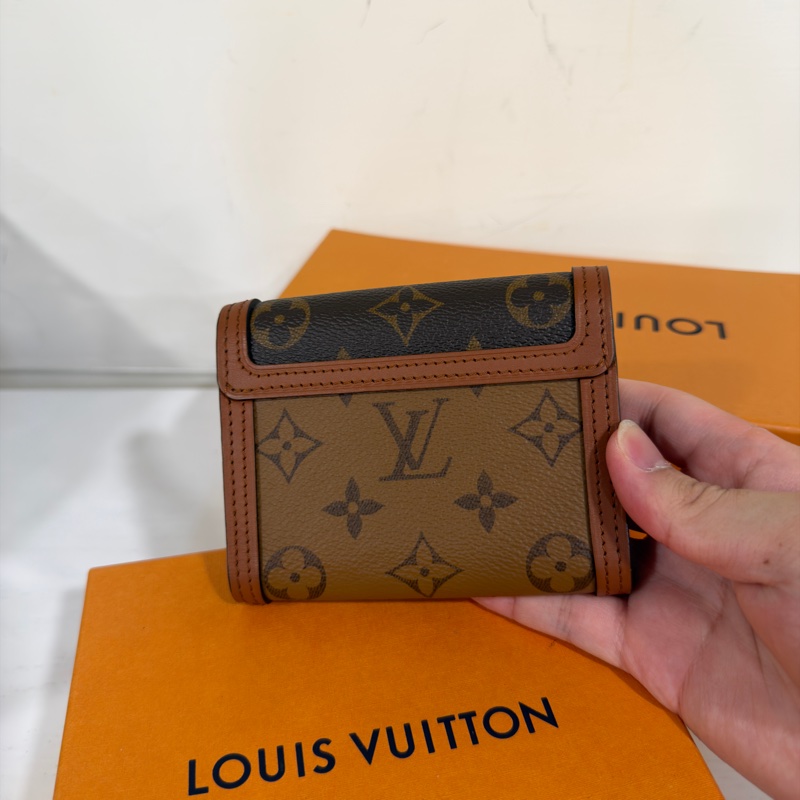 #全新全配🈶購證 #超甜💰 #芯片款 Lv達芙妮三折短夾🈶零錢袋-2