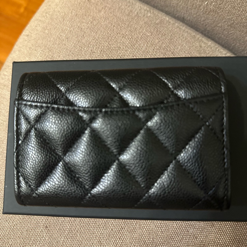 香奈兒新款帶拉錬卡片零錢包-8