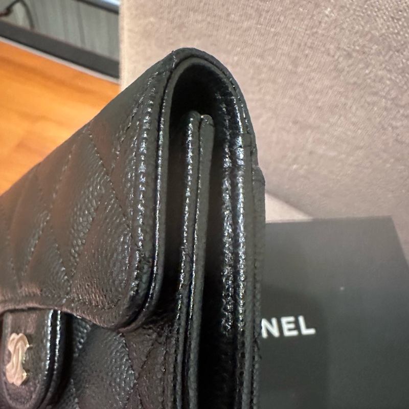 香奈兒新款帶拉錬卡片零錢包-9