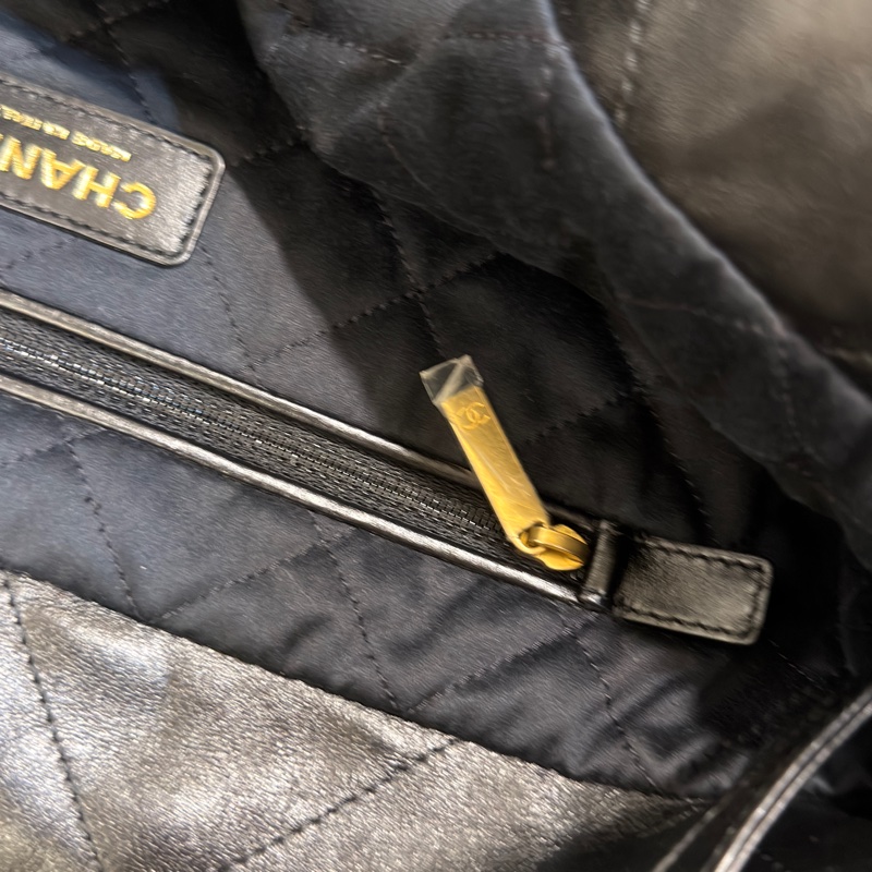 #超級甜💰 #99新全配🈶購證 香奈兒黑金22bag垃圾袋小號-24