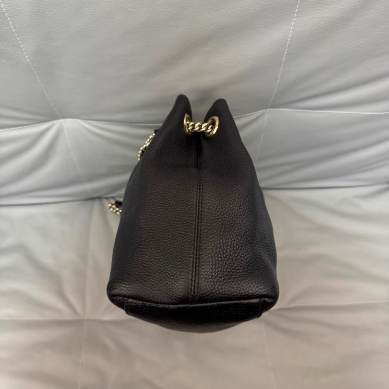 🈶購證 #超便宜💰 #荔枝皮 GUCCI SOHO流蘇包 黑淡金扣超質感✨🉑單肩🉑斜挎-12