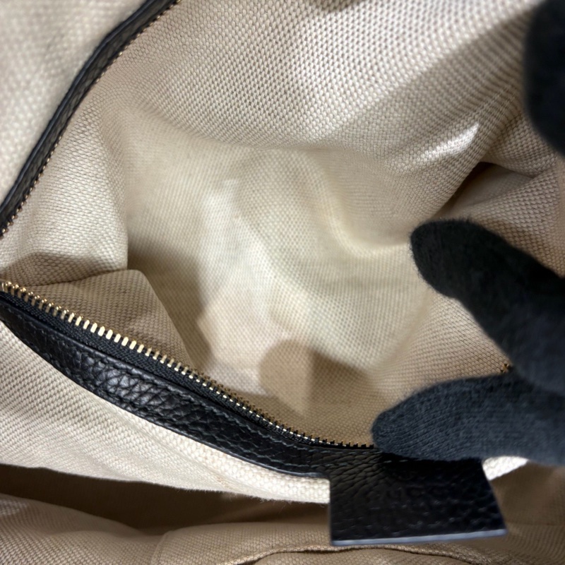 🈶購證 #超便宜💰 #荔枝皮 GUCCI SOHO流蘇包 黑淡金扣超質感✨🉑單肩🉑斜挎-18