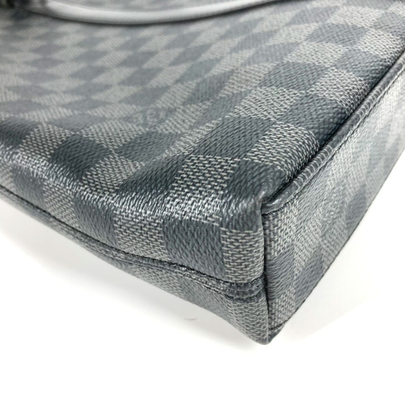 路易威登 N40024 Damier Graphite Anton 公事包，兩用包，單肩手提包，商務帆布，黑色，男女通用-5