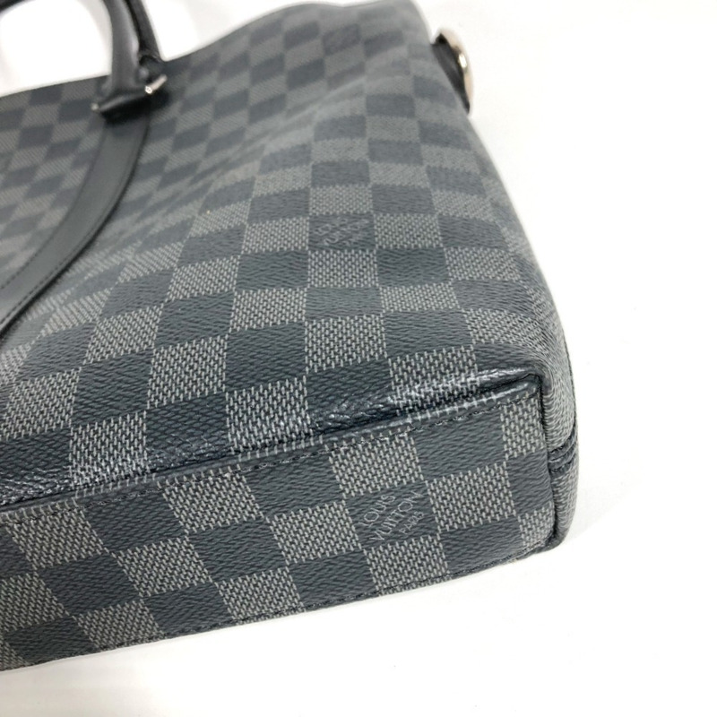 路易威登 N40024 Damier Graphite Anton 公事包，兩用包，單肩手提包，商務帆布，黑色，男女通用-6