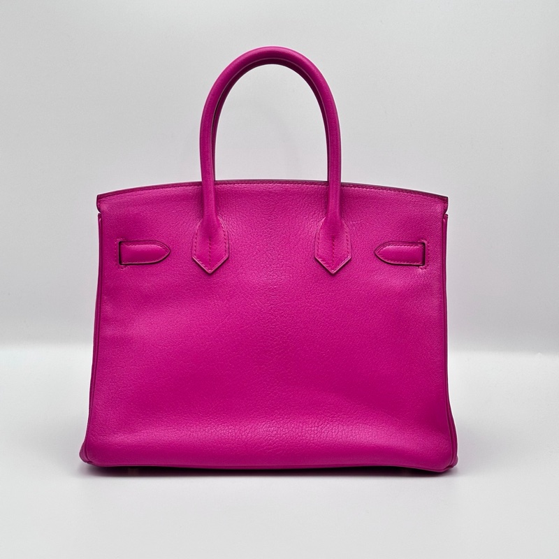 愛馬仕糖果粉Birkin30山羊皮拉絲 T刻 #98🆕閒置 🈶鑰匙鎖🔐-1