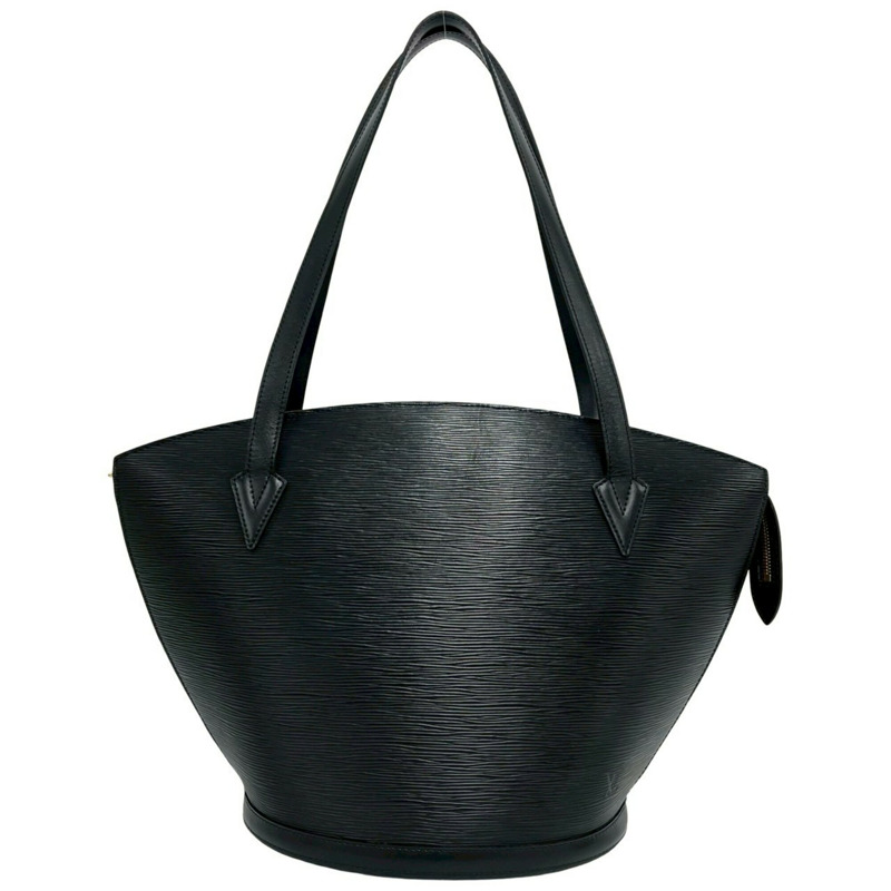 路易威登 Louis Vuitton Vintage Saint Jacques 購物 Epi 真皮手提包 Noir 326-7-0