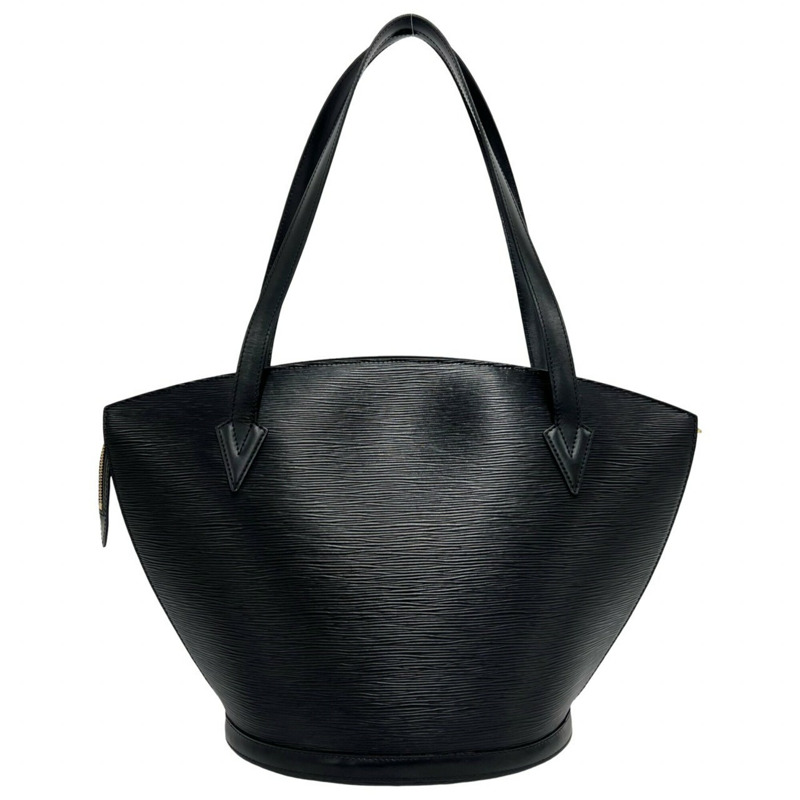 路易威登 Louis Vuitton Vintage Saint Jacques 購物 Epi 真皮手提包 Noir 326-7-2