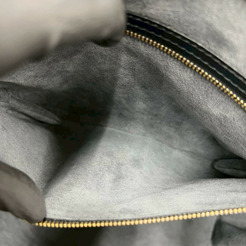 路易威登 Louis Vuitton Vintage Saint Jacques 購物 Epi 真皮手提包 Noir 326-7-9