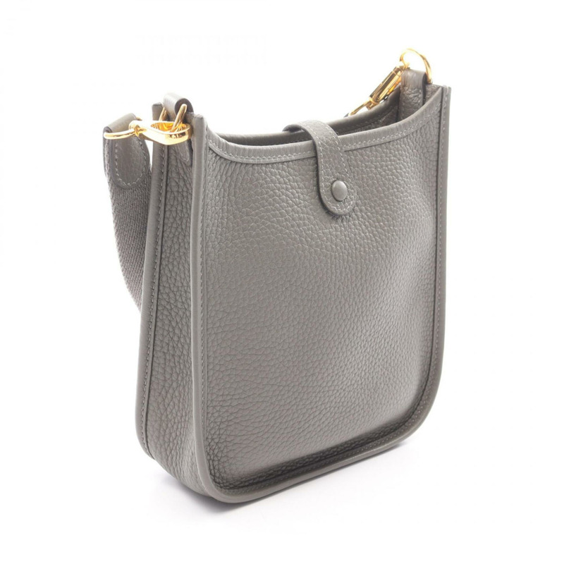 愛馬仕 Evelyne Amazon TPM 單背包/手提包，皮革，Taurillon Clemence，女士，灰色-1