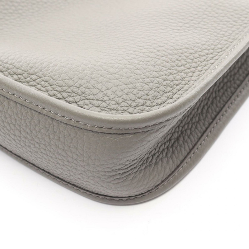 愛馬仕 Evelyne Amazon TPM 單背包/手提包，皮革，Taurillon Clemence，女士，灰色-5